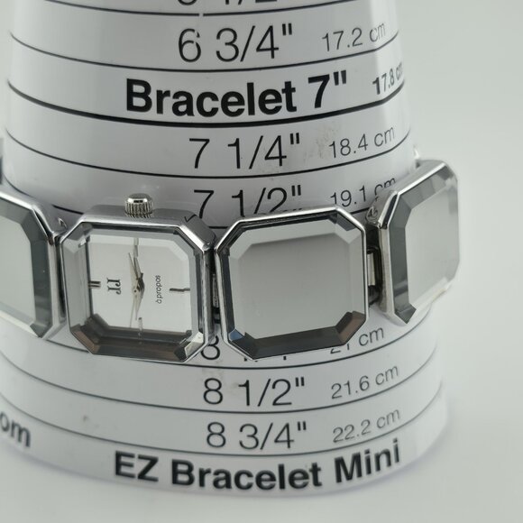 Jules Jurgensen Apropos A060BL Women’s Watch Silver Tone Mirror Working - Picture 9 of 10